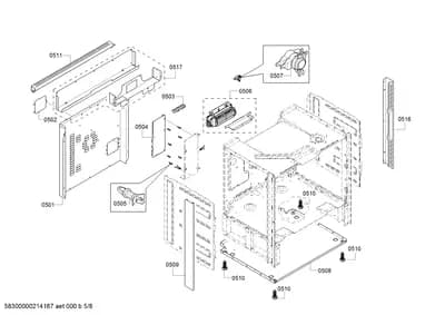 Door & Housing, Fan Parts (0501-0550)