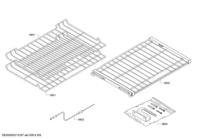 shelves trays (0801-0851)