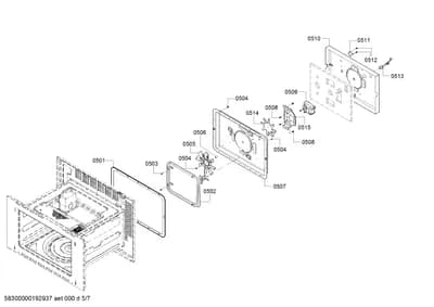 Screws, Fan Parts (0501-0515)