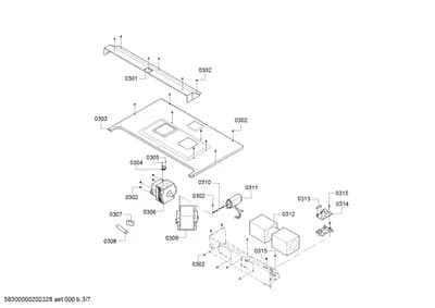 Screws, Door & Housing (0301-0315)