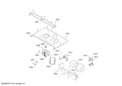 Screws, Door & Housing (0301-0315)