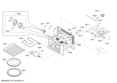 Door & Housing, Screws (0401-0422)