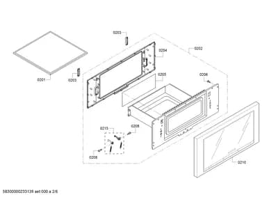 Door & Housing, Screws (0201-0250)