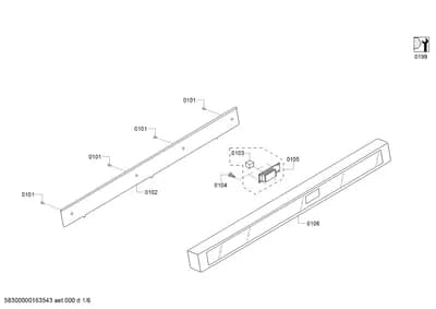 Screws, shelves trays (0101-0106)