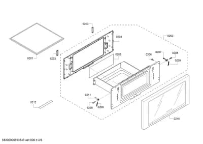 Door & Housing, Screws (0201-0250)