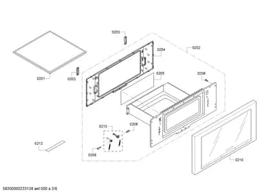 Door & Housing, Screws (0201-0250)