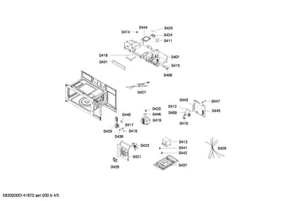 Door & Housing, thermostats (0401-0447)