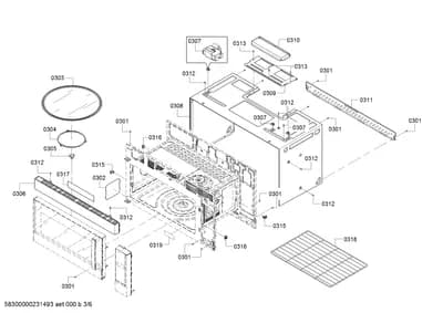 Door & Housing, Screws (0301-0319)