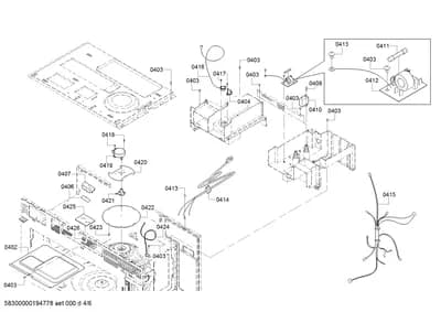 Screws, Door & Housing (0402-0425)