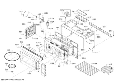Screws, Door & Housing (0301-0350)
