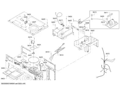 Screws, Door & Housing (0402-0426)