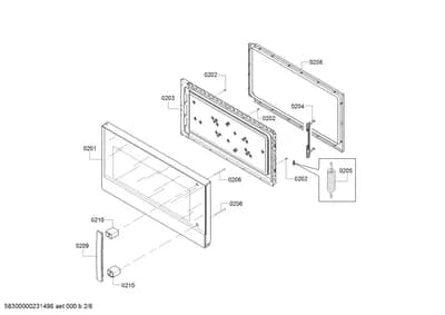 Door & Housing, Screws (0201-0210)
