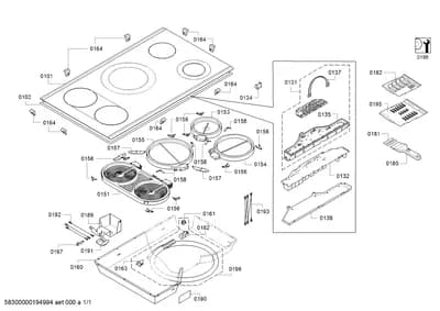 Mounting & Fixing, hotplates (0101-0199)