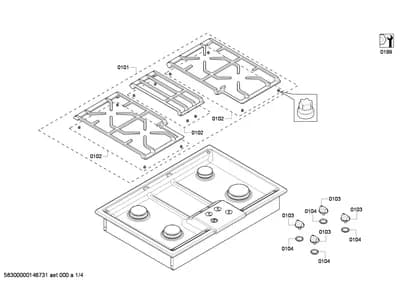 Door & Housing, Handles & Knobs (0101-0199)
