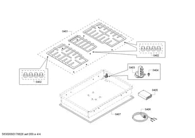 shelves trays, Door & Housing (0401-0452)