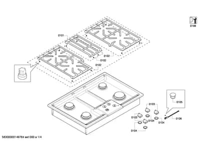 Door & Housing, Handles & Knobs (0101-0199)