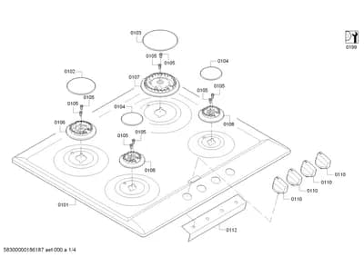 othergasparts, burnercaps rings (0101-0199)