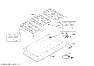 shelves trays, Door & Housing (0401-0452)