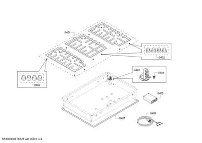 shelves trays, Door & Housing (0401-0452)