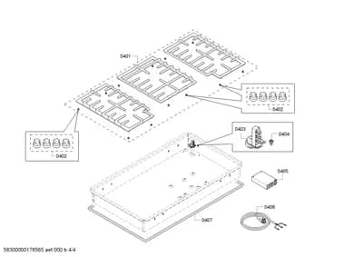 shelves trays, Door & Housing (0401-0452)