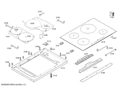 Door & Housing, hotplates (0101-0199)