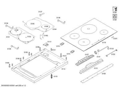 Door & Housing, hotplates (0101-0199)