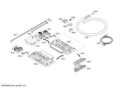 connectionpieces, Fan Parts (0202-0265)