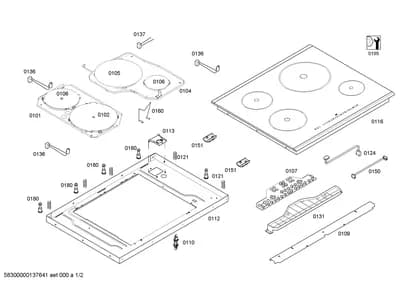 Door & Housing, hotplates (0101-0199)