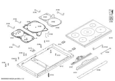 Door & Housing, hotplates (0101-0199)