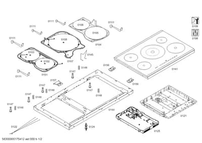 Door & Housing, hotplates (0101-0199)