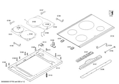 Door & Housing, hotplates (0101-0199)