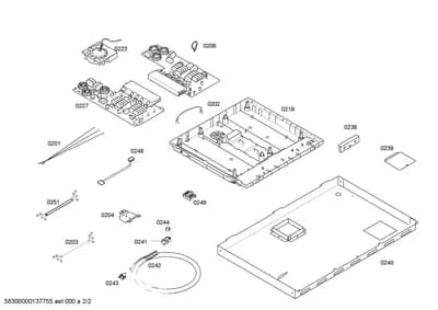 Door & Housing, Flaps & Holders (0201-0251)