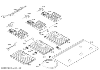 Door & Housing, hotplates (0201-0250)