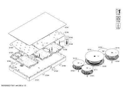 Screws, hotplates (0101-0199)