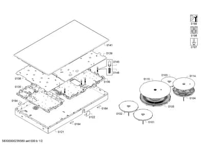 Screws, hotplates (0101-0199)