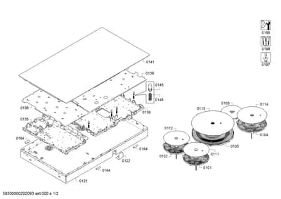Screws, hotplates (0101-0199)