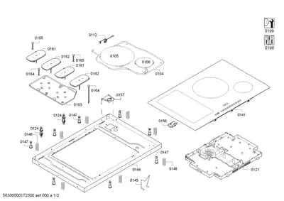 hotplates, doors & housing (0104-0199)