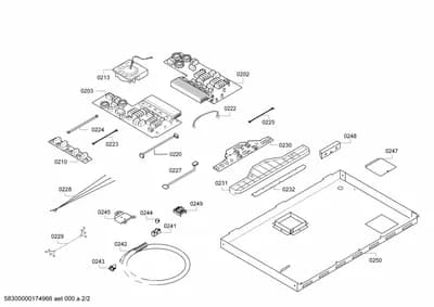 Door & Housing, Fan Parts (0202-0250)