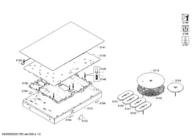 Screws, hotplates (0101-0199)