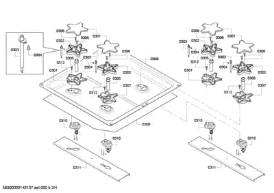 Screws, othergasparts (0301-0312)