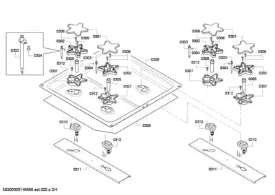 Screws, othergasparts (0301-0312)