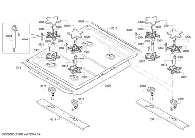 Screws, othergasparts (0301-0313)