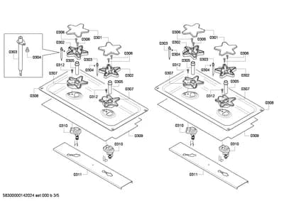 Screws, othergasparts (0301-0312)