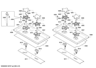 Screws, othergasparts (0301-0312)