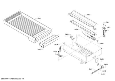 shelves trays, ignitionparts (0401-0415)