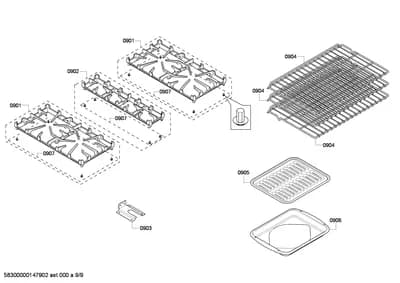 shelves trays (0901-0907)