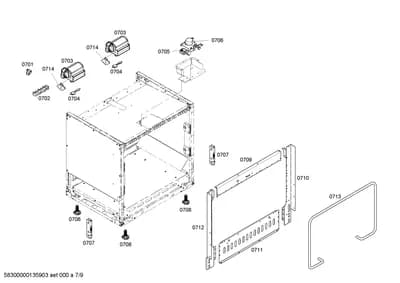shelves trays, Fan Parts (0701-0751)