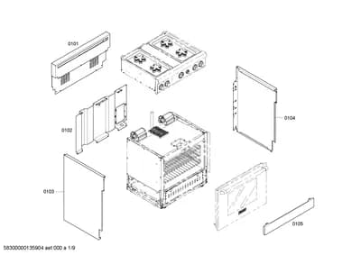 doors & housing, shelves trays (0101-0150)