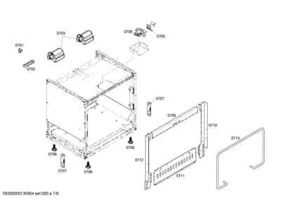 shelves trays, Fan Parts (0701-0750)