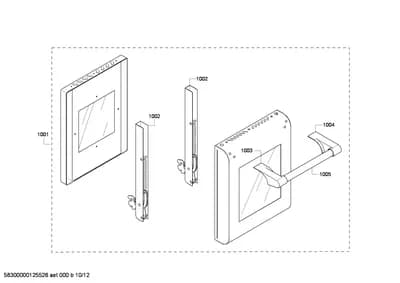 Door & Housing, Hinges (1001-1005)